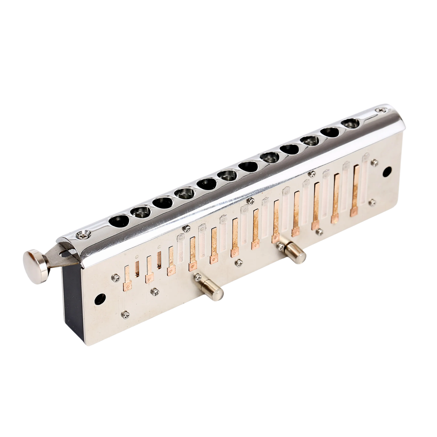 12-Hole Chromatic Harmonica 48-Tone Professional D Key