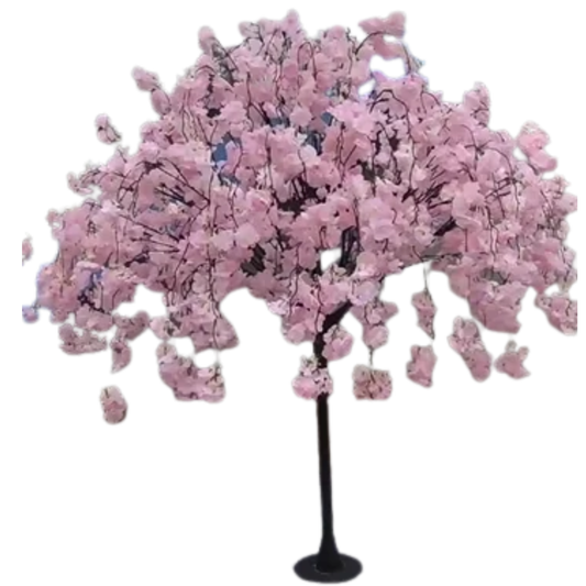 Dark Pink Sakura Artificial Flower Tree Indoor Outdoor