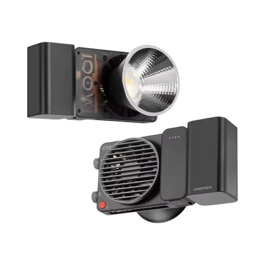 100W Handheld LED Video Light with Bi Color Adjustment