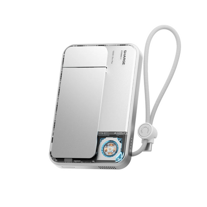 25W MagSafe Power Bank 10000mAh Wireless Fast Charge White
