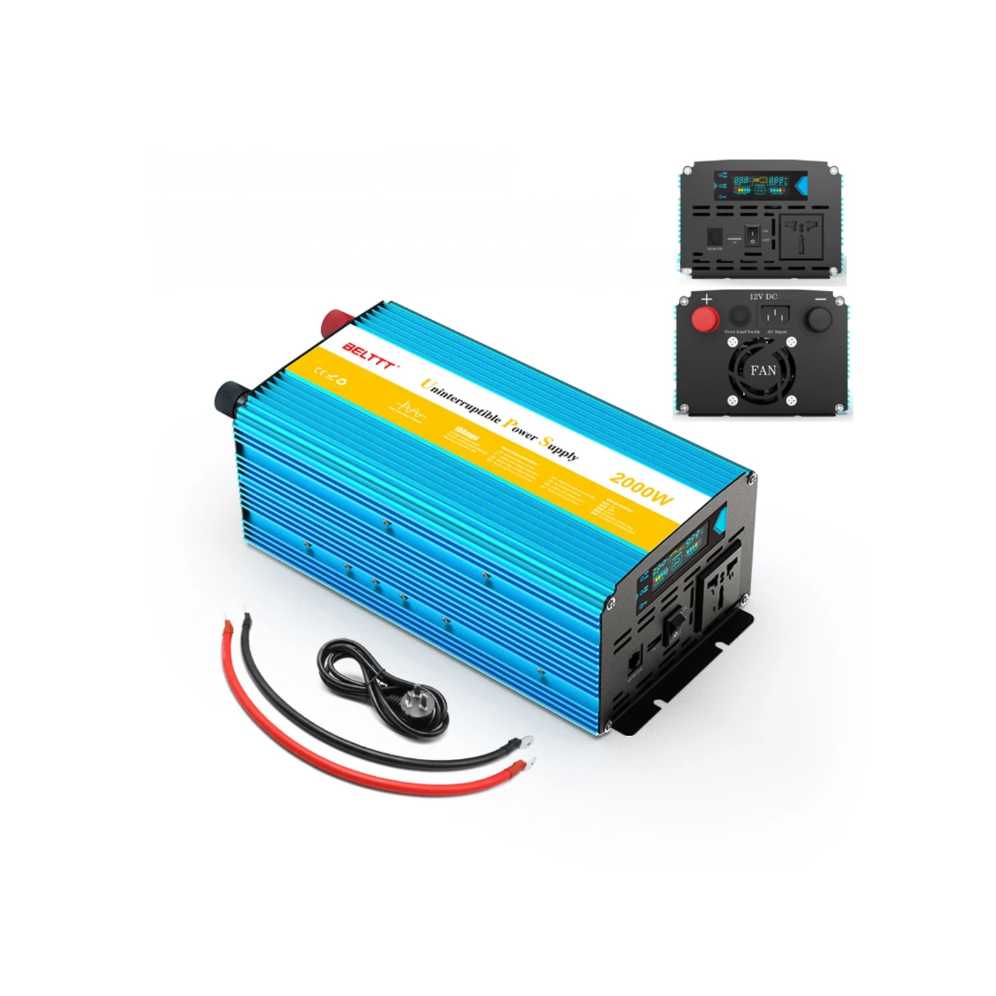 High-Efficiency 4000W 12V DC to AC Inverter