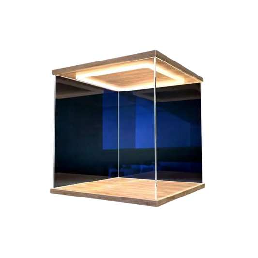 LED Illuminated Display Case 35x30cm for Figures
