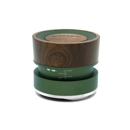 58.5mm Magnetic Coffee Distributor Leveler Dark Green