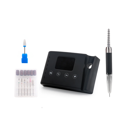 2 in 1 Electric Nail Drill Machine 85W Black