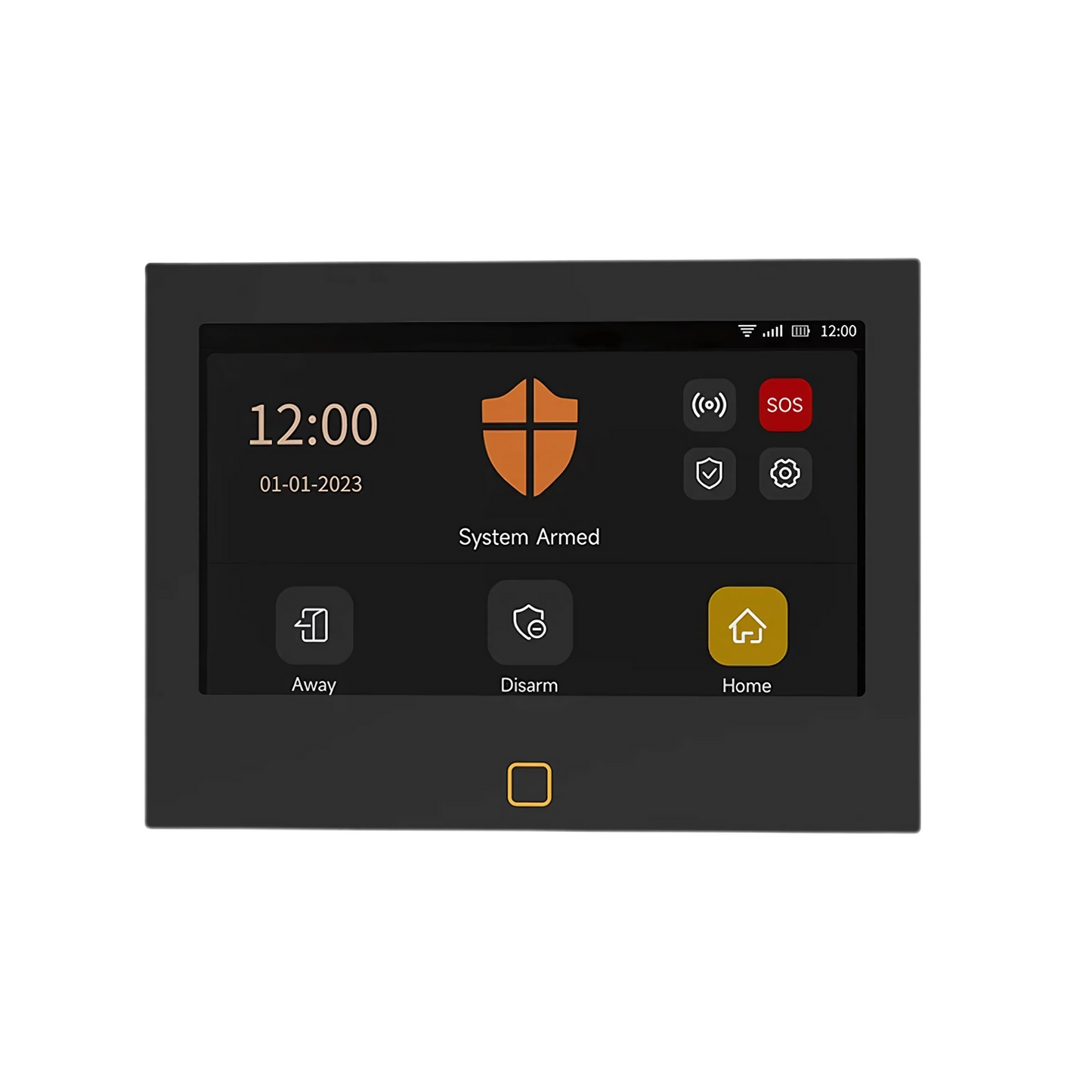 Smart 4G Home Security Panel with Touch Control