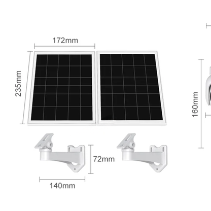 4G Solar Security Camera 32GB Outdoor Auto Tracking