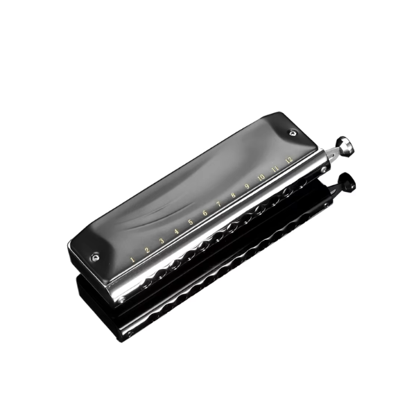 12-Hole Chromatic Harmonica Professional Mouth Organ