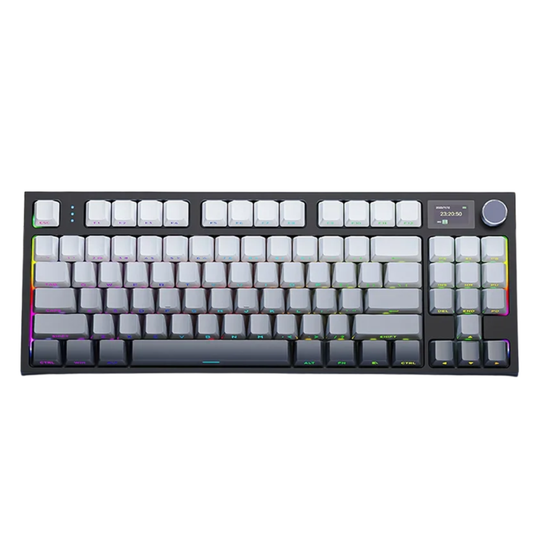 Metal Knob Mechanical Keyboard with 2.4G Dongle