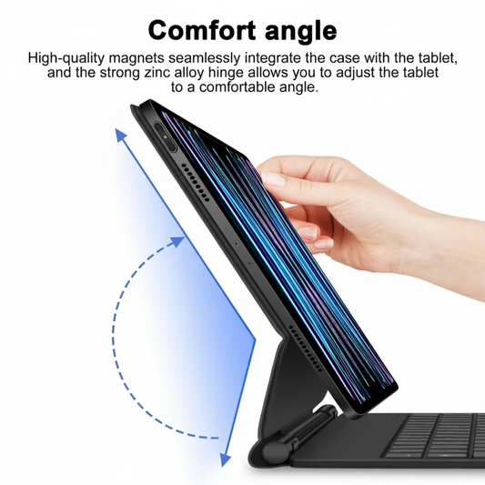 Magnetic Keyboard Case Black with Trackpad iPad Air 6 13