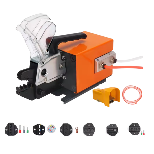 Pneumatic Cold Press 6 Jaw Terminal Crimp Tool