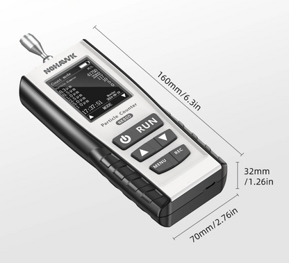 Portable 6 Channel Air Pollution Detector with Printing Function