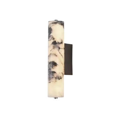 Elegant Marble Wall Lamp Nature White Compact Luxury Design