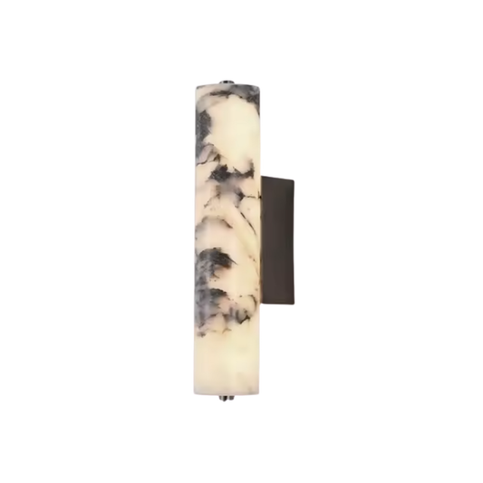 Elegant Marble Wall Lamp Nature White Compact Luxury Design