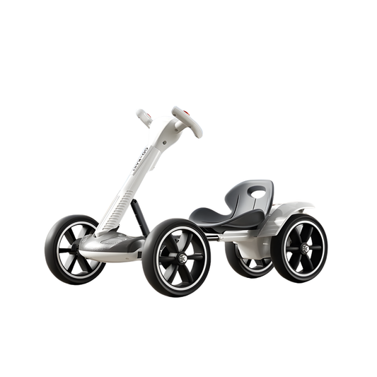 White 4 Wheel Kids Battery-Powered Ride On Toy Car