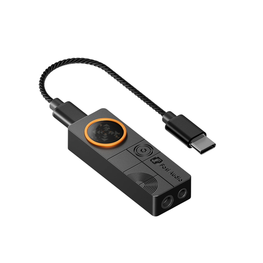 Black XMOS DAC Headphone Amp with Balanced & 3.5mm
