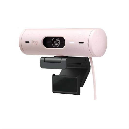 Pink Full HD 1080p Webcam with Auto Framing