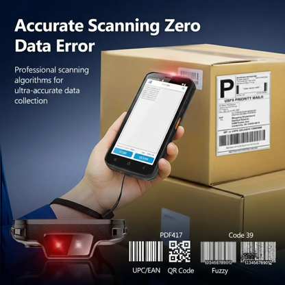 Android 14 PDA Barcode Scanner 4G 64GB NFC