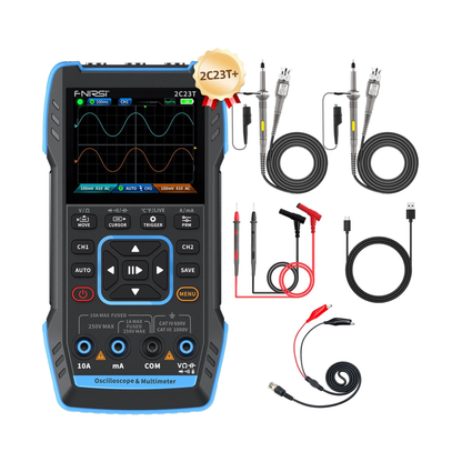 Compact Digital Oscilloscope 50MHz Bandwidth Handheld Design