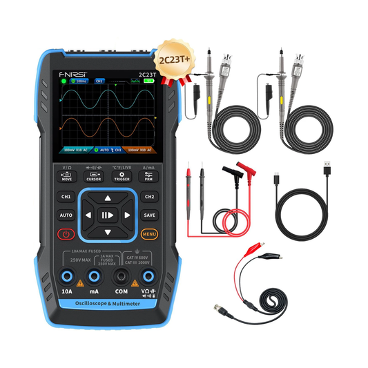Compact Digital Oscilloscope 50MHz Bandwidth Handheld Design