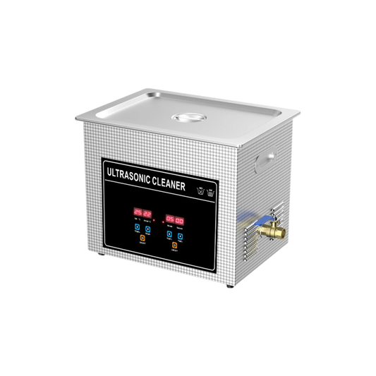 Compact 10L Ultrasonic Cleaning Bath with Basket