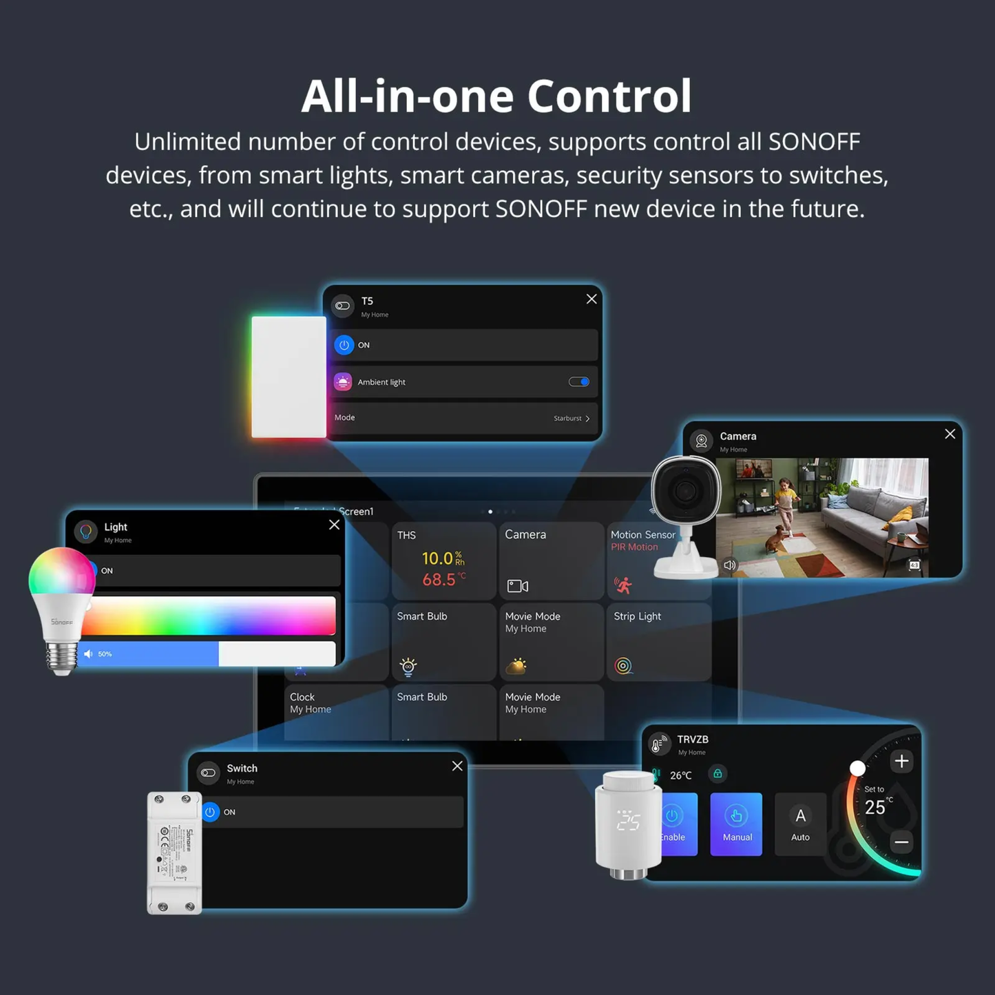 NSPanel 120PW Smart Home Display for Google Home