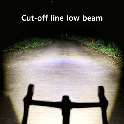 Black Bicycle Light 110H Runtime Cut-Off Beam EVO1700