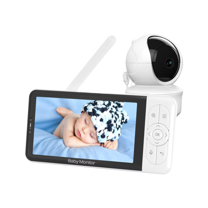 Smart Baby Monitor 5 Inch 1080P WiFi App Control