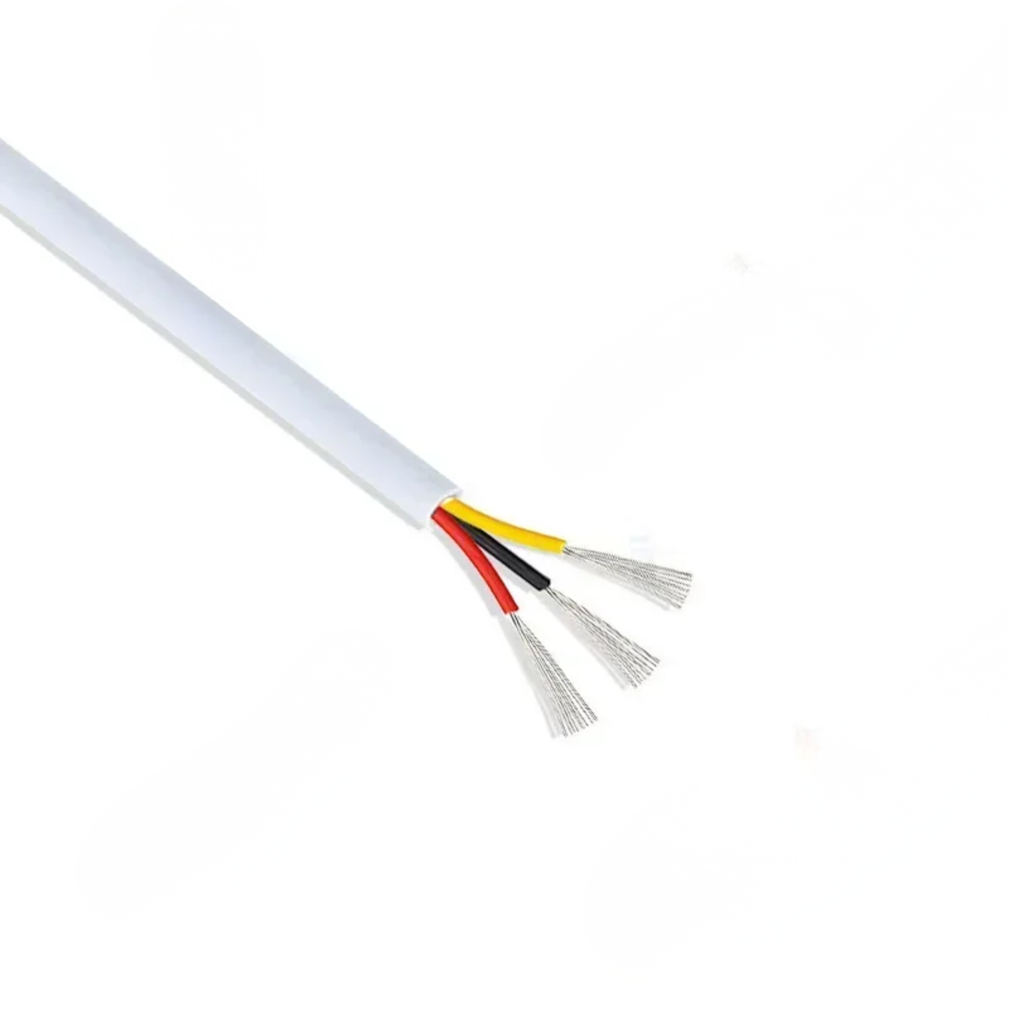 2 Core 20AWG 50M White PVC LED Wire