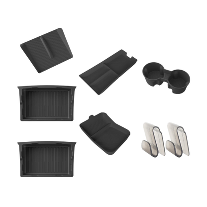 Model X Under Seat Storage Organizer 8-Piece Kit