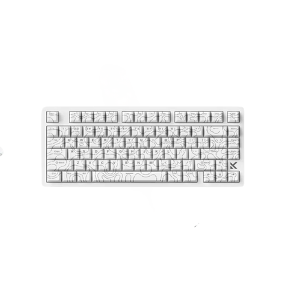 White Magnetic Switch Gaming Keyboard 8kHz RGB