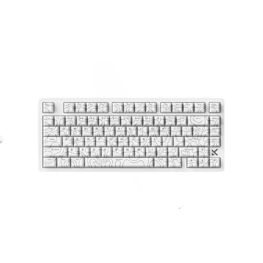 White Magnetic Switch Gaming Keyboard 8kHz RGB
