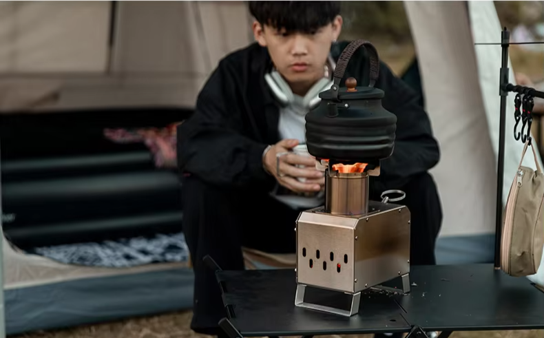Portable Stainless Steel Wood Burning Stove
