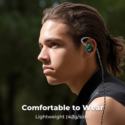 High Fidelity In Ear Wired Earphones Blue Edition