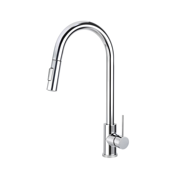 Pull Out Kitchen Sink Mixer Tap Chrome 2 Mode Faucet