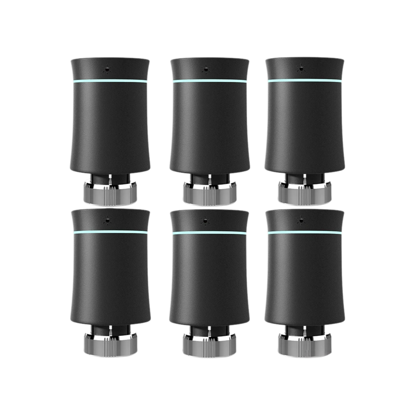 6 Pack ZigBee Radiator Valves for Smart Home Heating