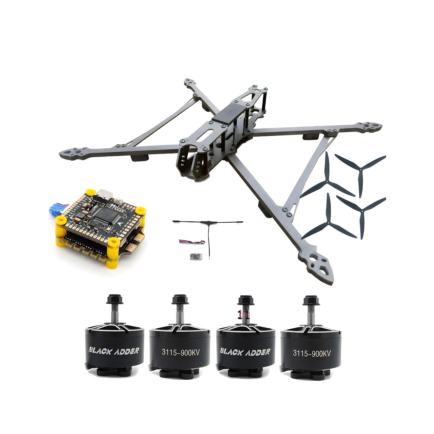 10-Inch FPV Racing Drone Frame Combo 60A ESC