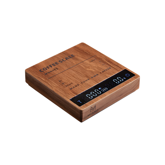 Rechargeable Walnut Espresso Scale with Timer 2kg