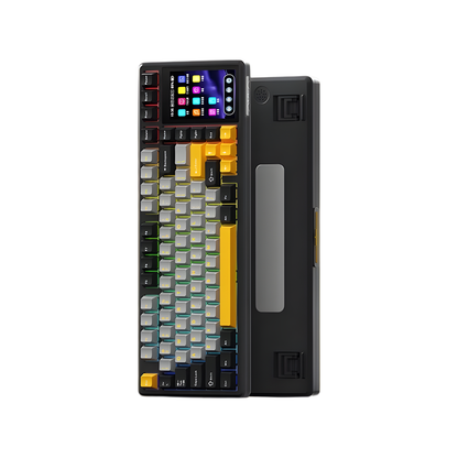 Bluetooth Mechanical Keyboard 84-Key with Touch Panel Controls