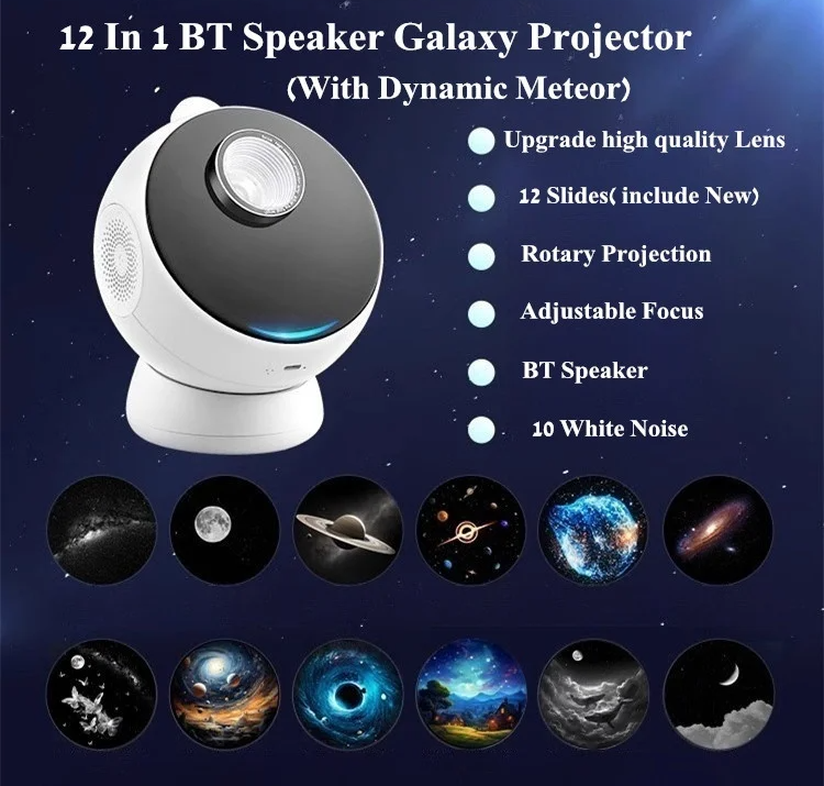 Starry Sky Projector with Adjustable Rotation for Bedroom