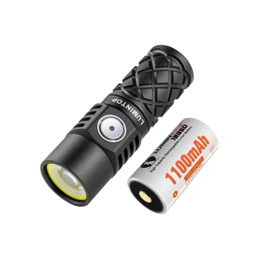 EDC Tactical Flashlight with IPX8 Waterproof Design