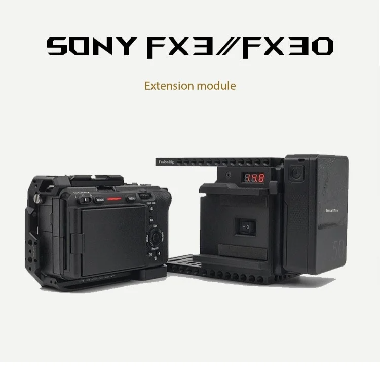 Camera Cage Expansion Module for Sony FX3 FX30