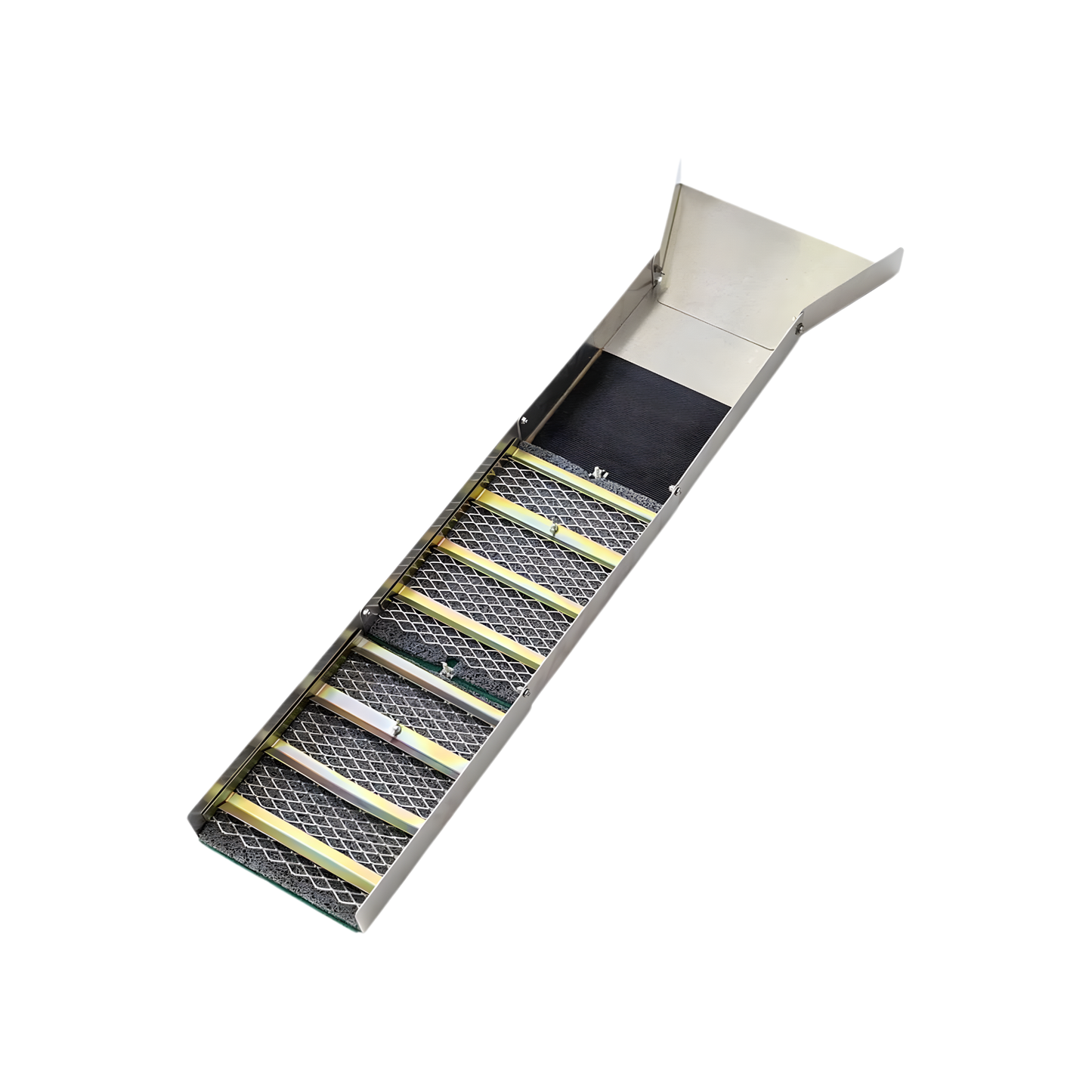 Compact Gold Sluice Box with Foldable Design for Prospecting