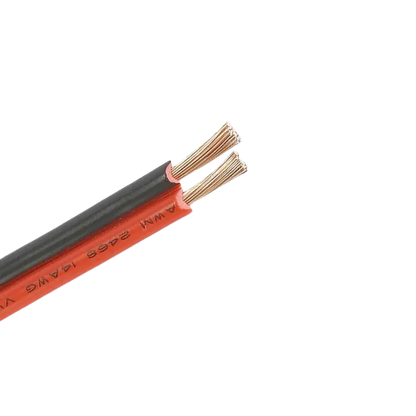 2 Pin Red Black Pure Copper Electrical Wire 8-14AWG