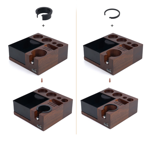 Espresso Accessories Organizer Knock Box for Tamper Portafilter Storage