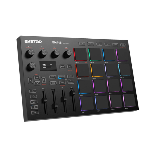 Portable Beat Maker with Velocity-Sensitive Pads