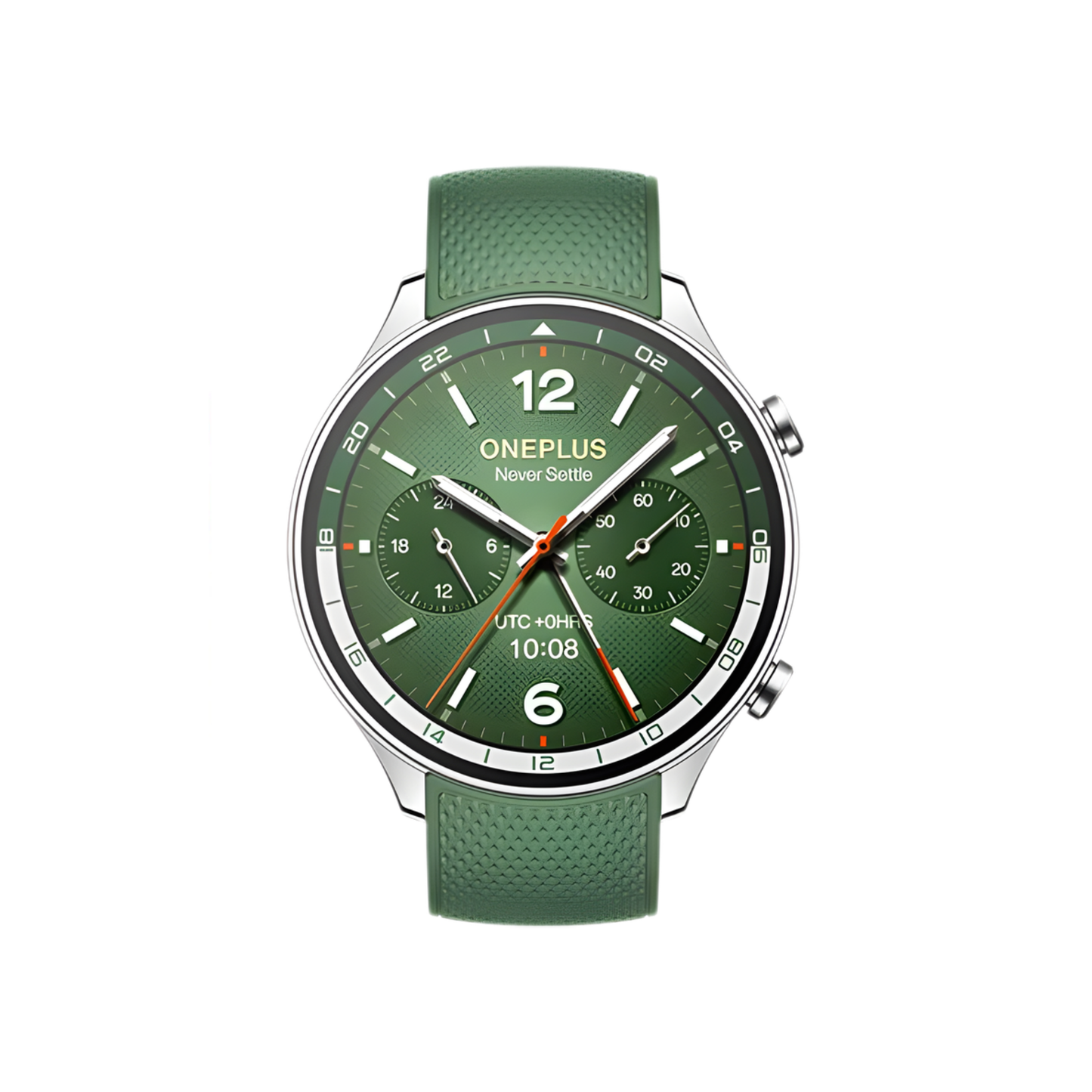 Smart Watch AMOLED Display GPS 100 Hour Battery Green