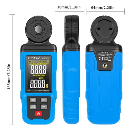 Pocket Illuminance Meter with LCD Display for Plants SK-8305A