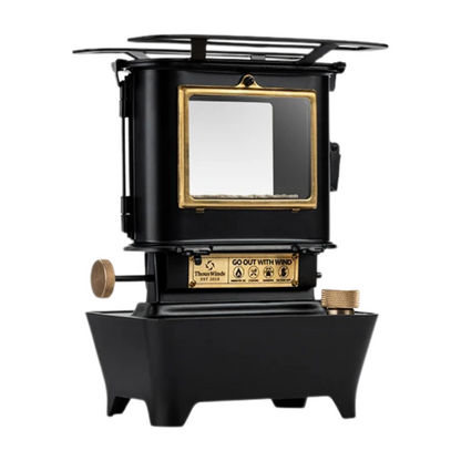 Black Portable Oil Lamp Stove Camping Lantern Outdoor Light
