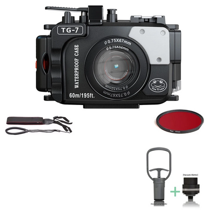 Professional TG7 Black Underwater Housing 195FT