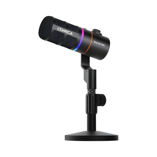 PRO Black Dynamic Desktop Mic Wired XLR for Gaming